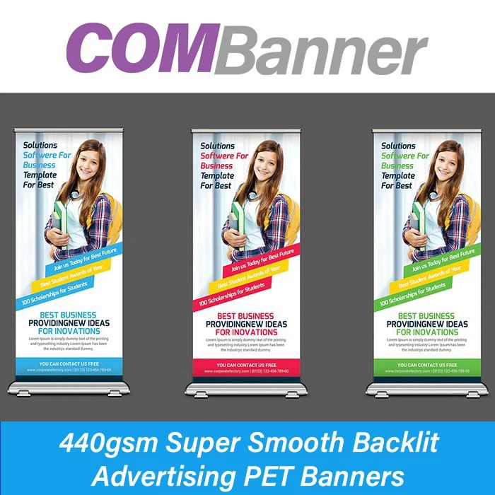 PET Flex Banner Roll għall-Bord tar-Reklamar
